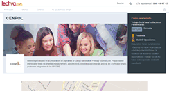 Desktop Screenshot of cenpol.lectiva.com