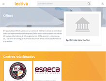 Tablet Screenshot of ofinet.lectiva.com