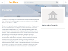 Tablet Screenshot of ocidiomes.lectiva.com
