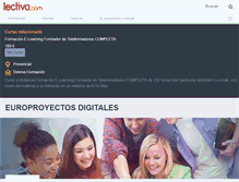 Tablet Screenshot of europroyectos-digitales.lectiva.com