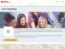 Tablet Screenshot of cas-training.lectiva.com