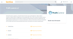 Desktop Screenshot of profit-control-sl.lectiva.com