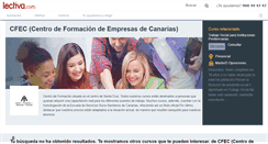 Desktop Screenshot of cfec-centro-de-formacion-de-empresas-de-canarias.lectiva.com