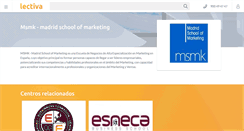 Desktop Screenshot of madrid-school-of-marketing.lectiva.com