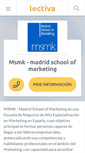Mobile Screenshot of madrid-school-of-marketing.lectiva.com